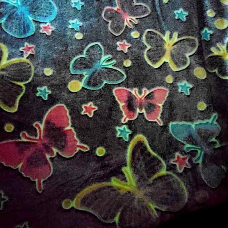 تصویر 3 از خرید پتو شب نما طرح پروانه + فروش عمده